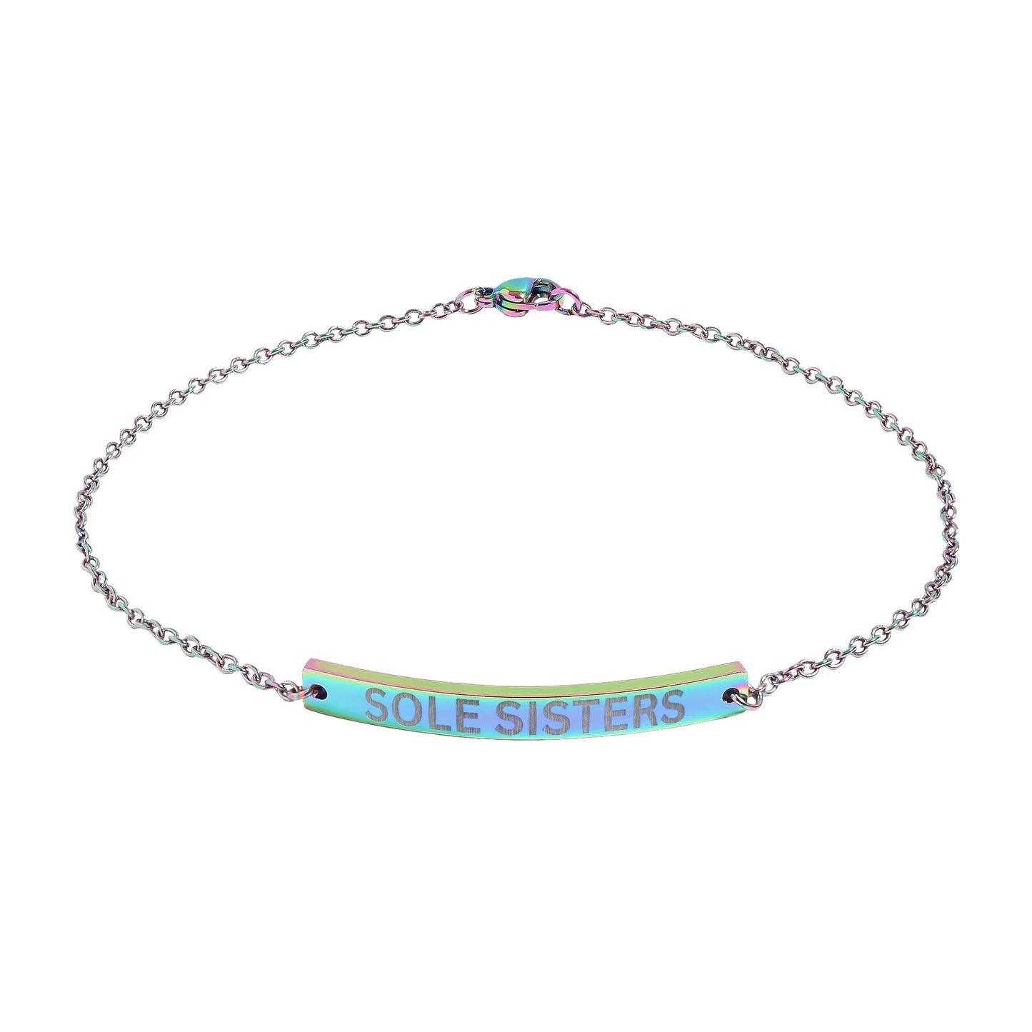 'Sole Sisters' - Engraved Anklet