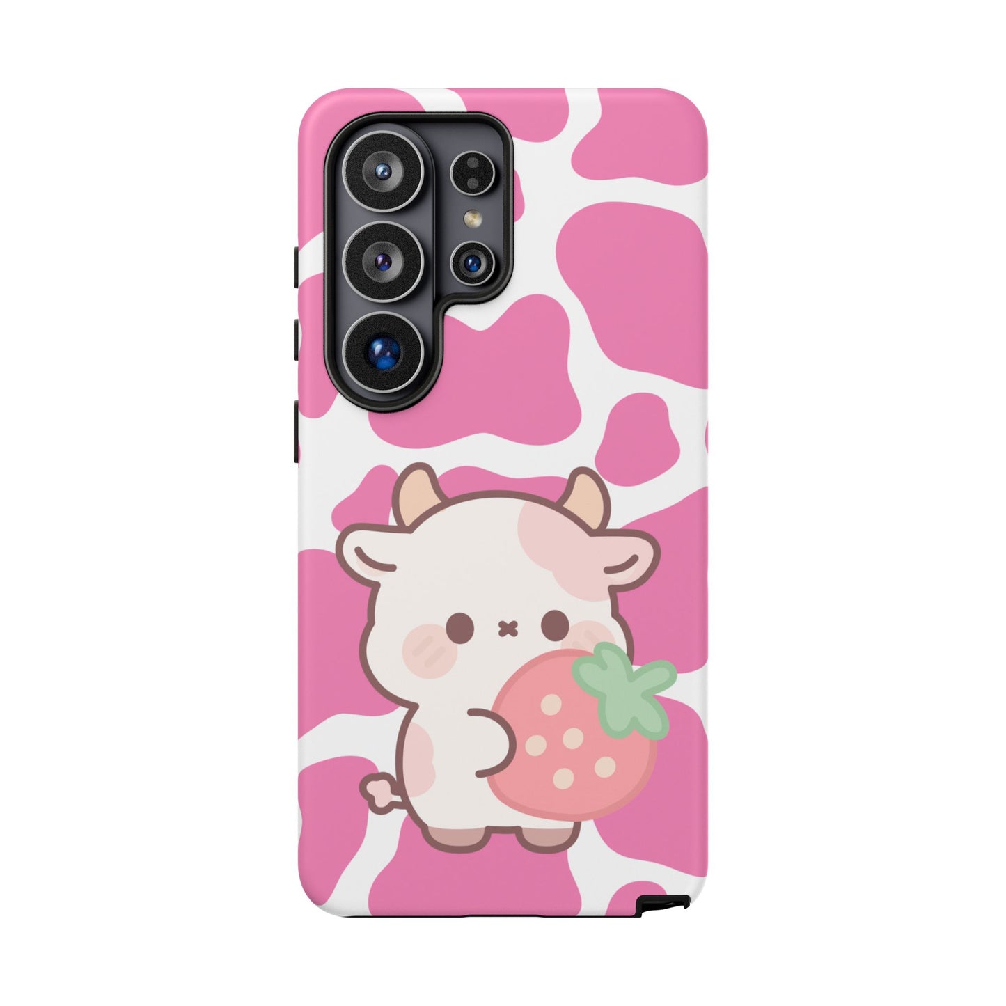 'Kawaii Pink Cow'- Samsung Case