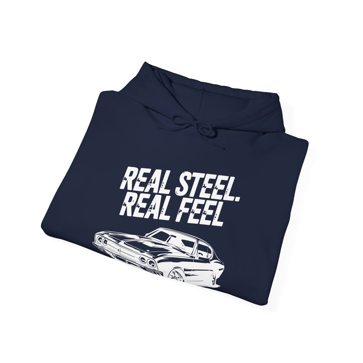 'Real Steel Real Feel' - Muscle Car Hoodie