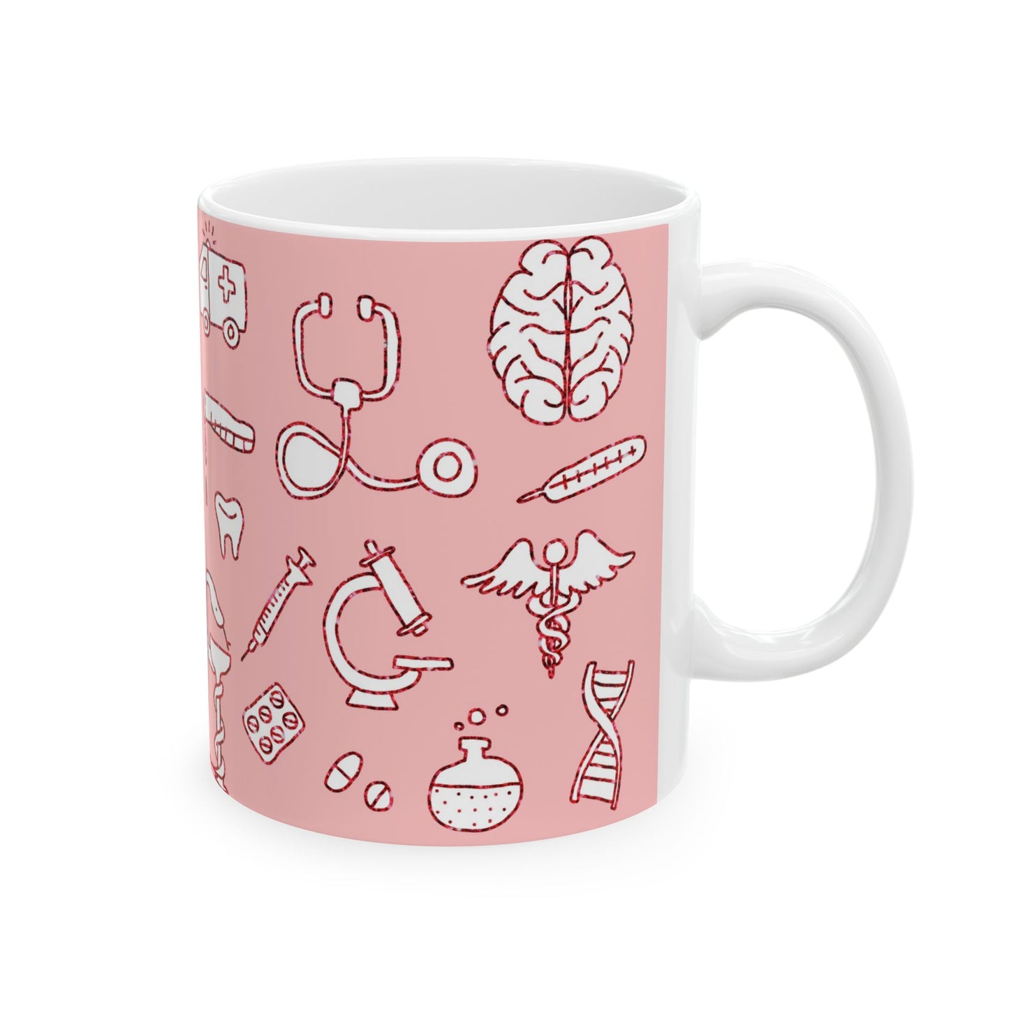 'Medical Icons' - Ceramic Mug