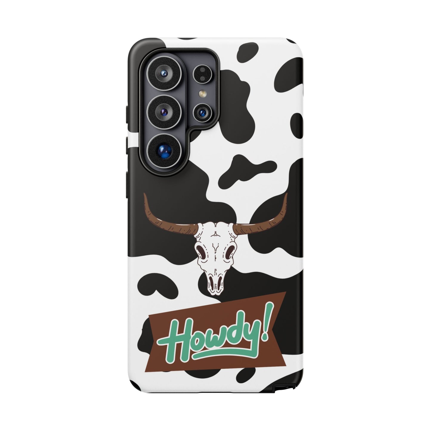 'Howdy Cowhide Skull' - Samsung Phone Case