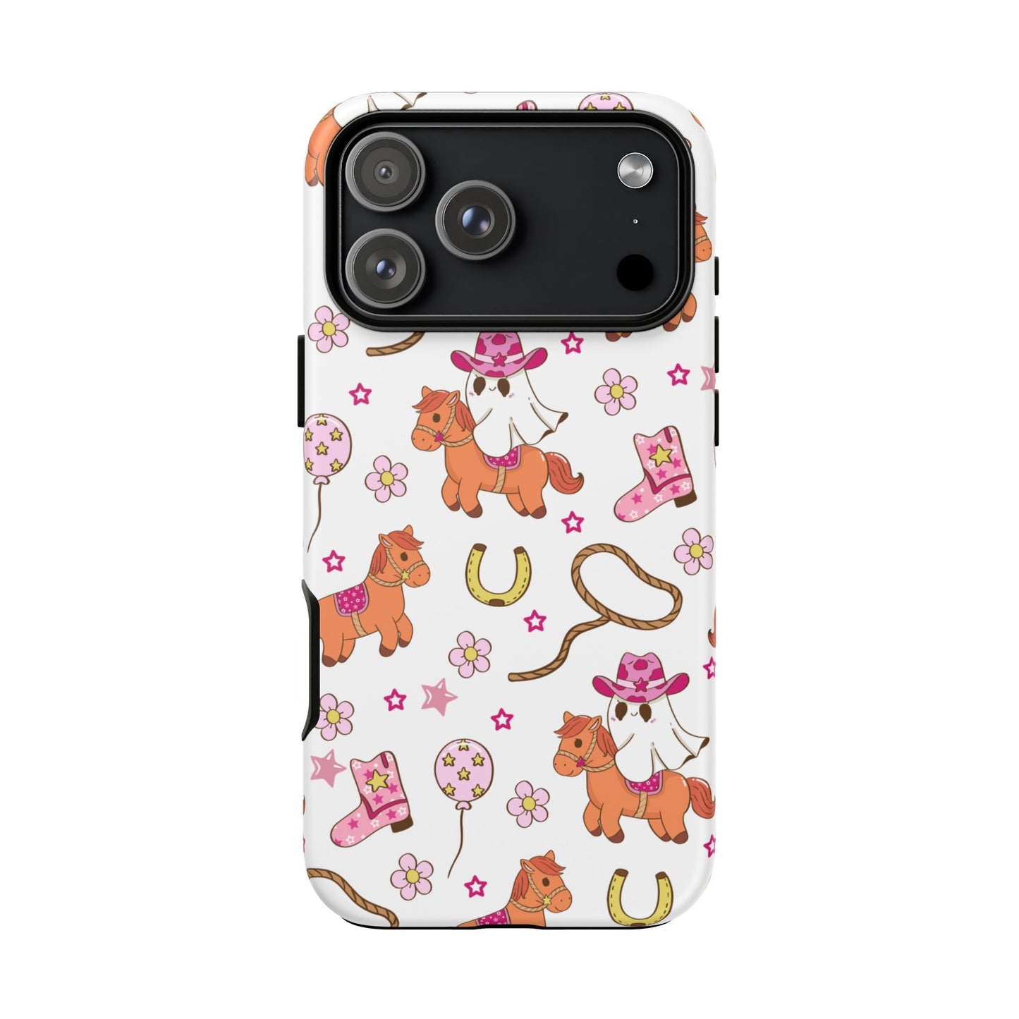 'Cowgirl Ghost Pony' - iPhone Case
