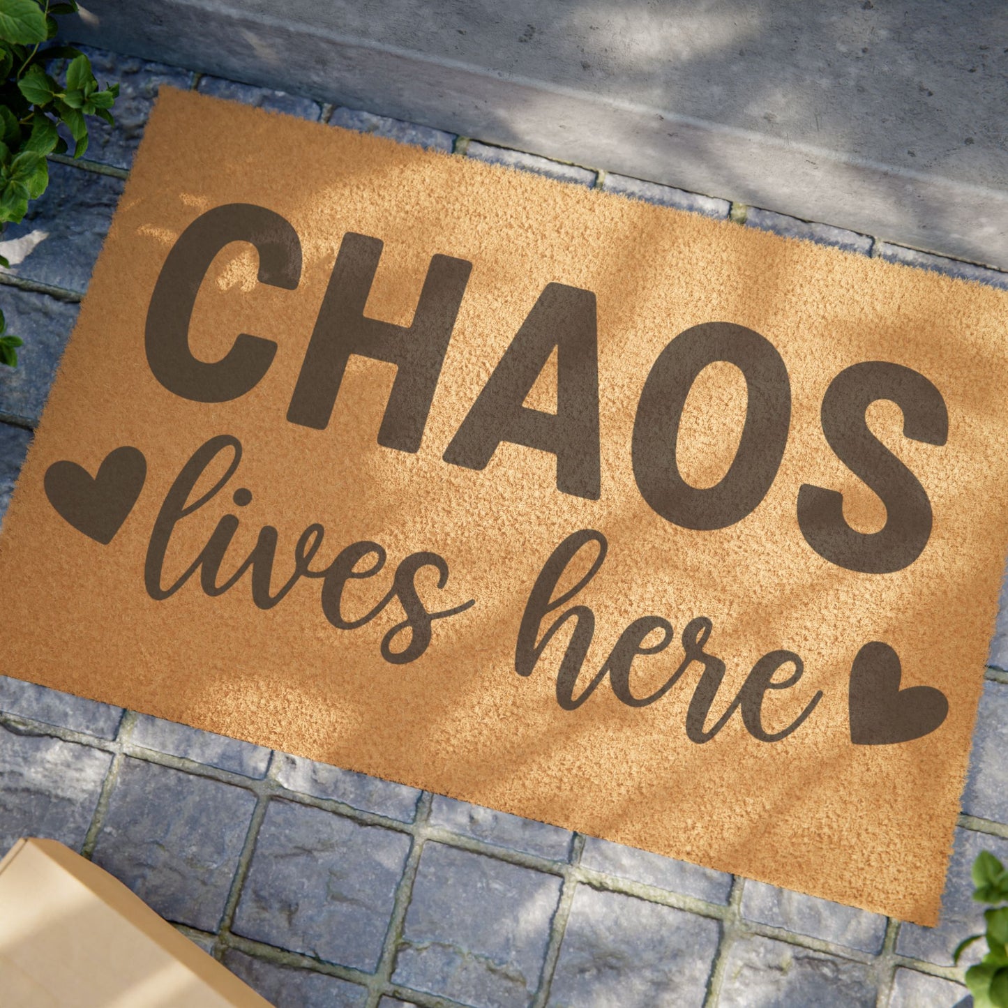 'Chaos Lives Here' - Doormat