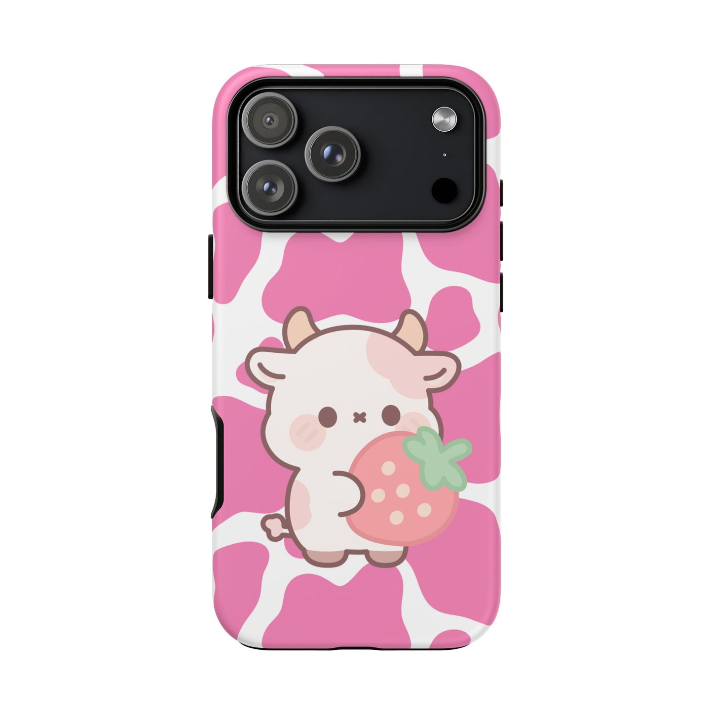 'Kawaii Pink Cow'- Samsung Case