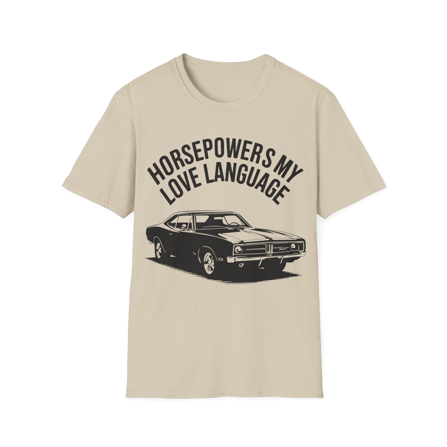 'Horsepowers My Love Language' -Muscle Car T-shirt