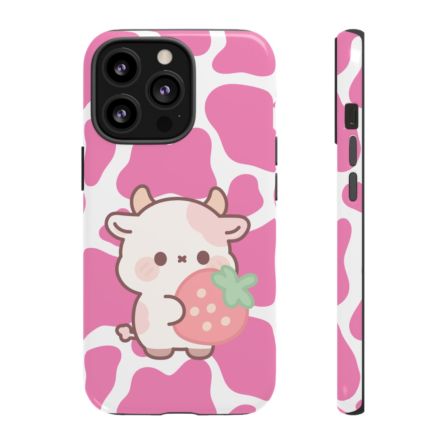 'Kawaii Pink Cow'- Samsung Case