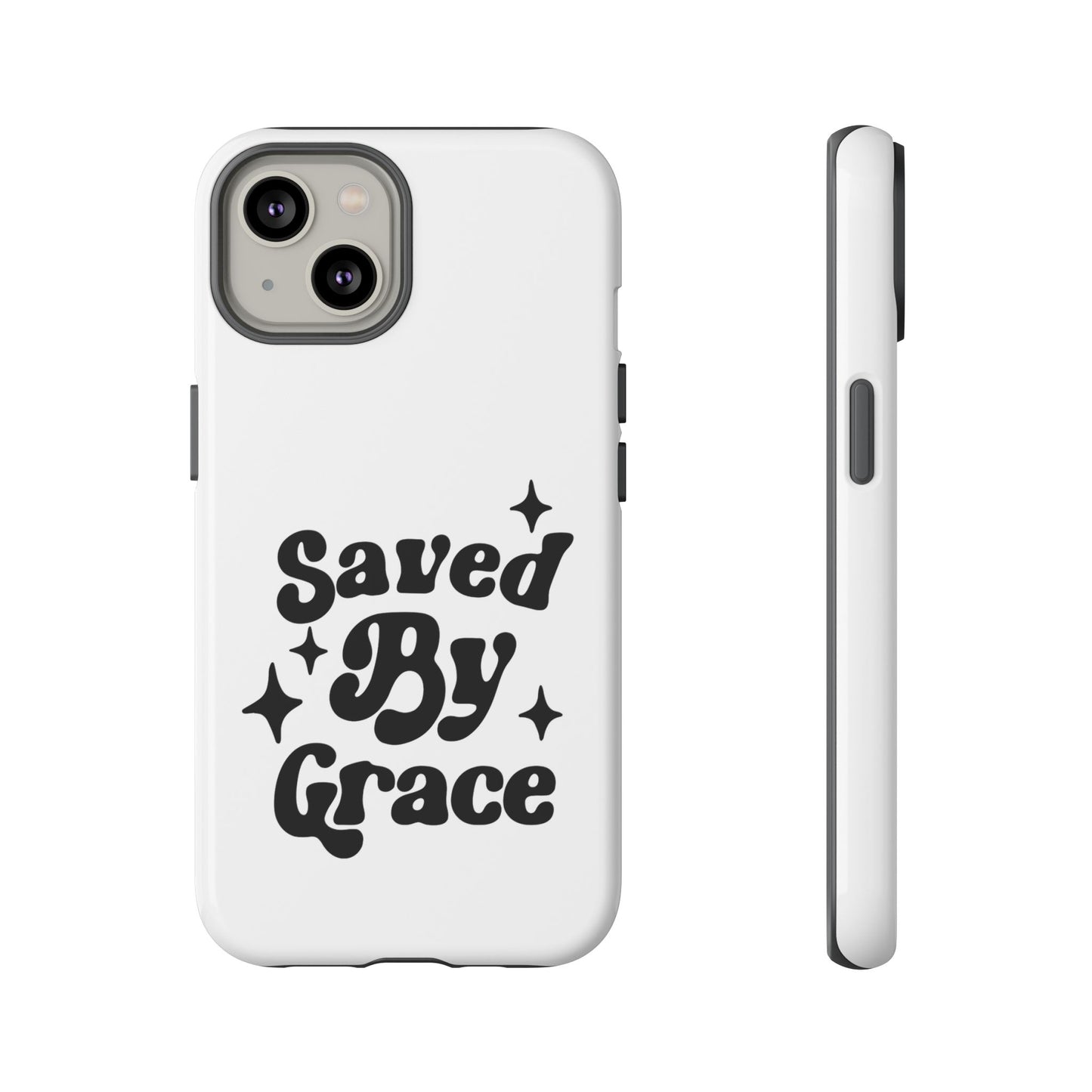 'Saved By Grace' - iPhone Case