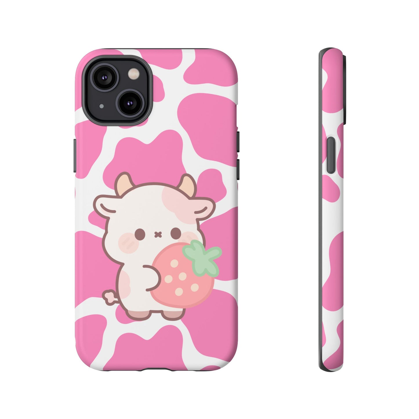 'Kawaii Pink Cow'- Samsung Case