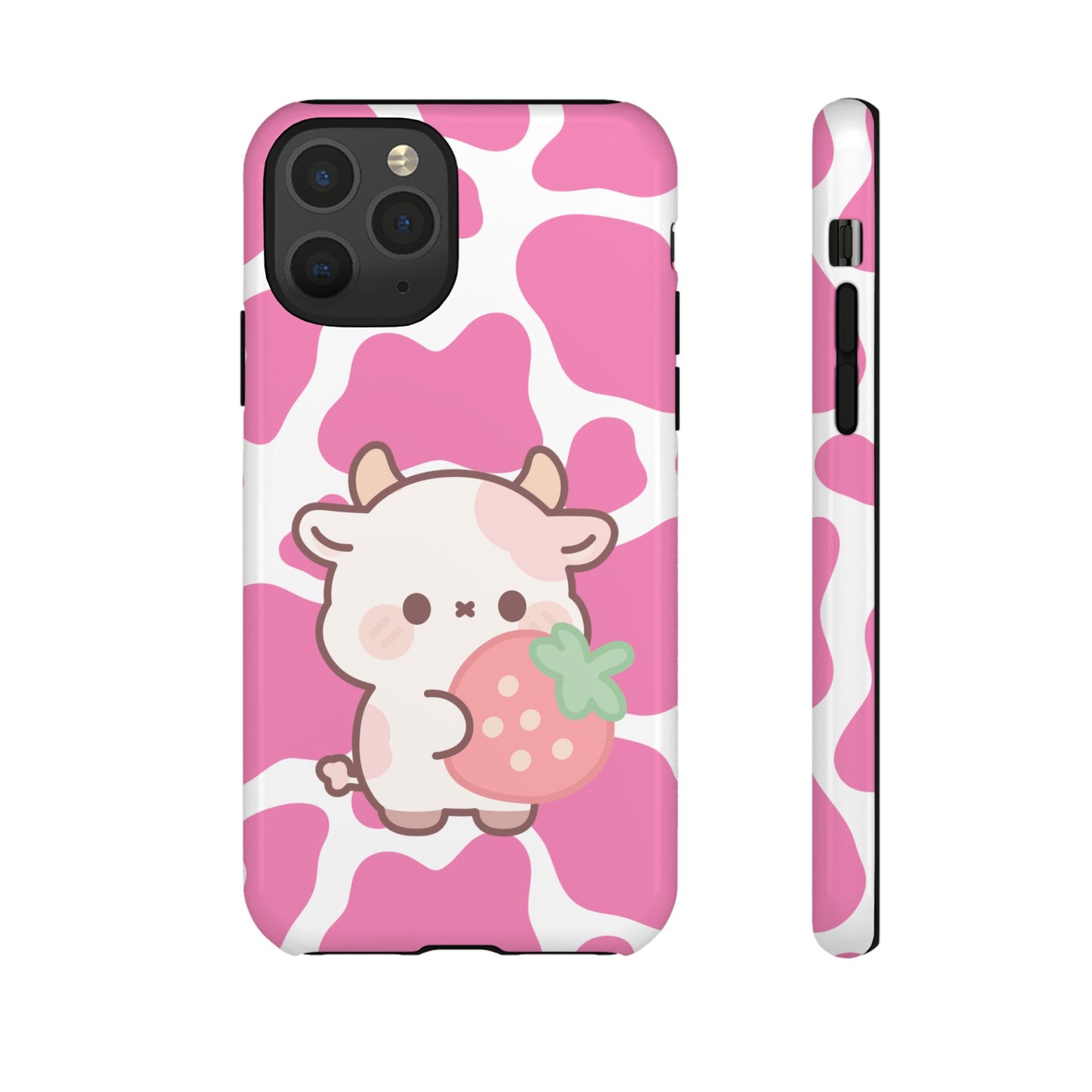 'Kawaii Pink Cow'- Samsung Case