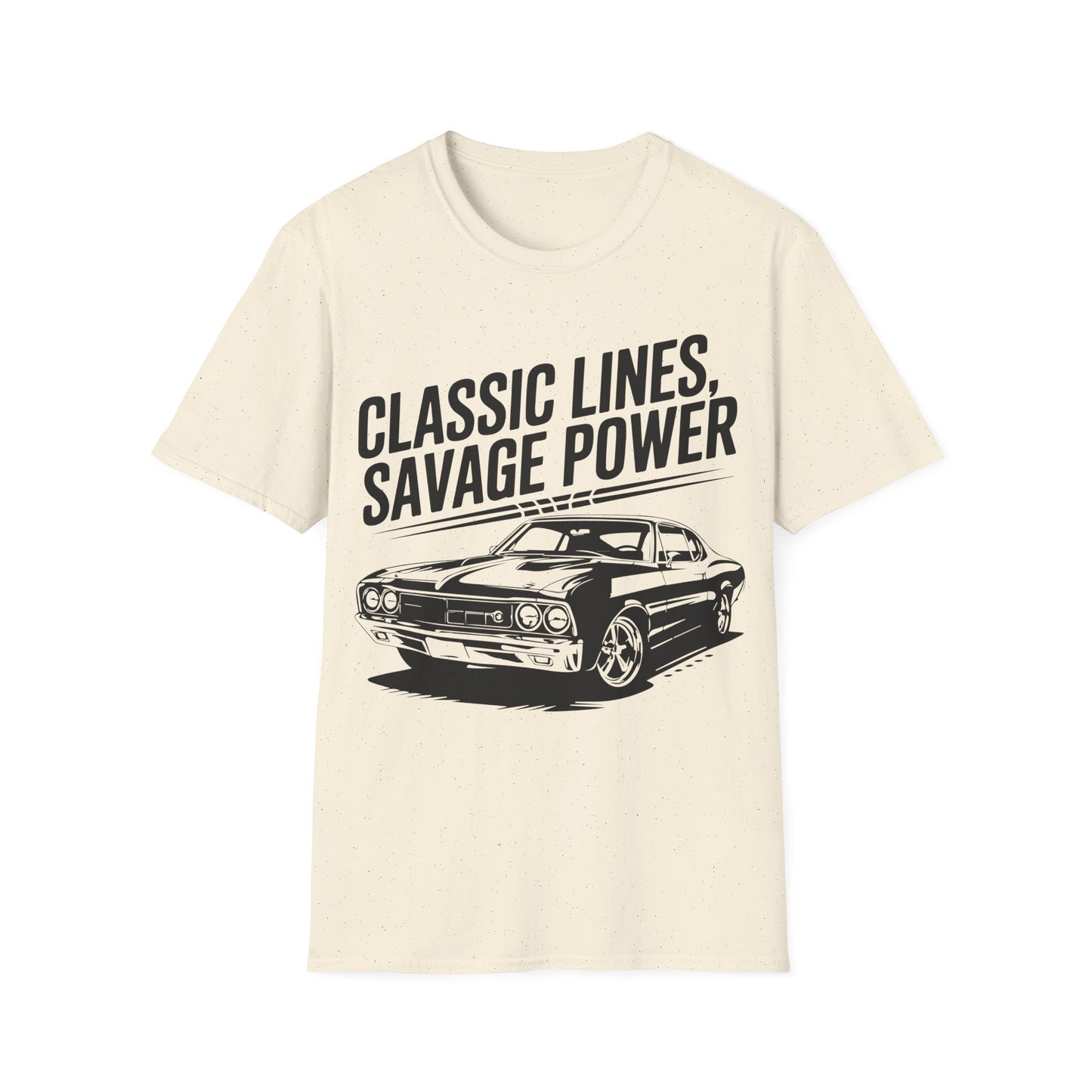 'Classic Lines, Savage Power' - Muscle Car T-Shirt
