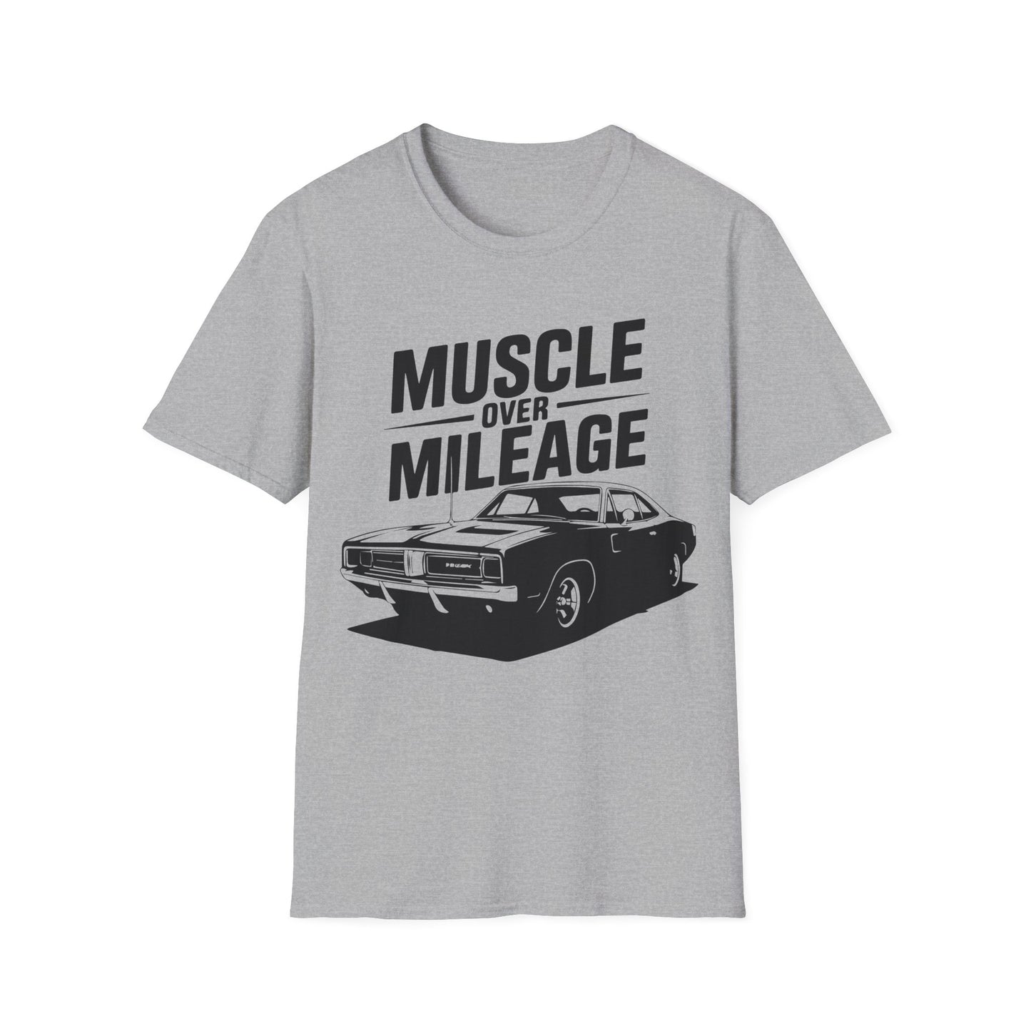 'Muscle Over Mileage' - Muscle Car T‑Shirt