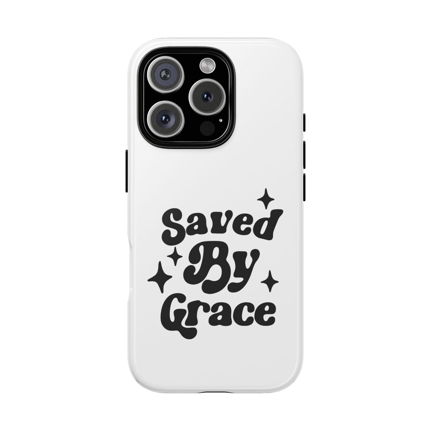 'Saved By Grace' - iPhone Case
