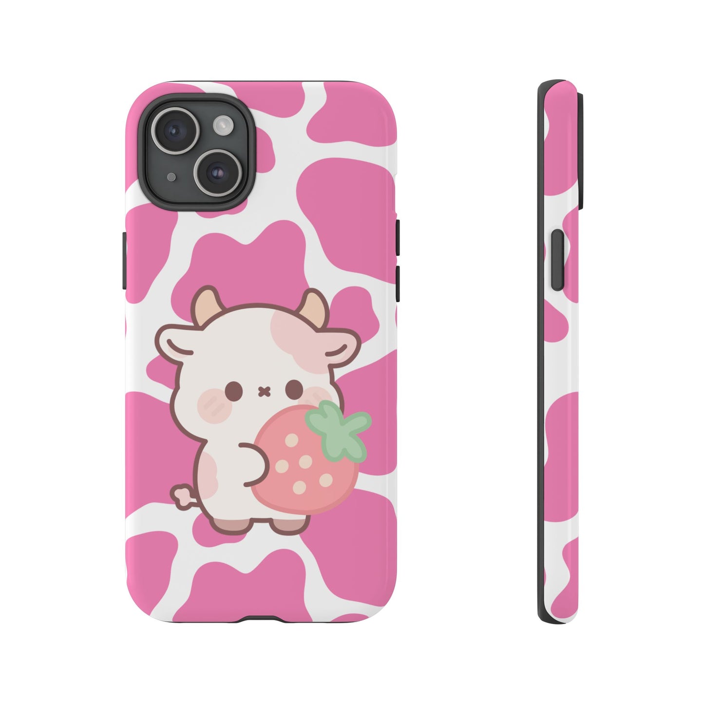 'Kawaii Pink Cow'- Samsung Case