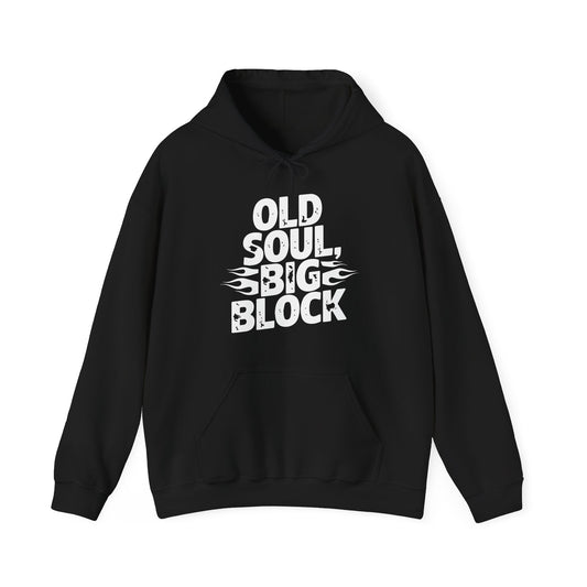 'Old Soul Big Block' - Muscle Car Hoodie
