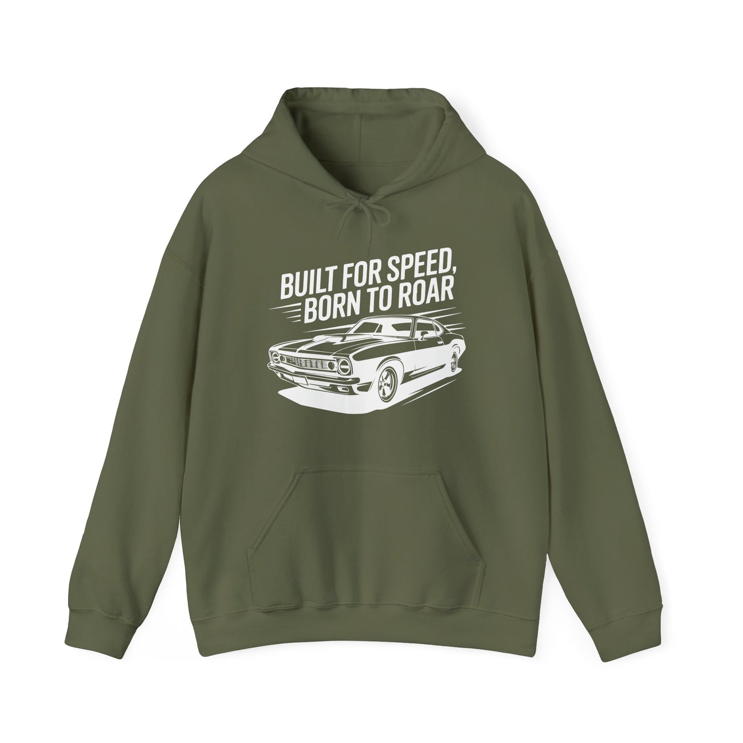 'Built for Speed Born to Roar' - Muscle Car Hoodie