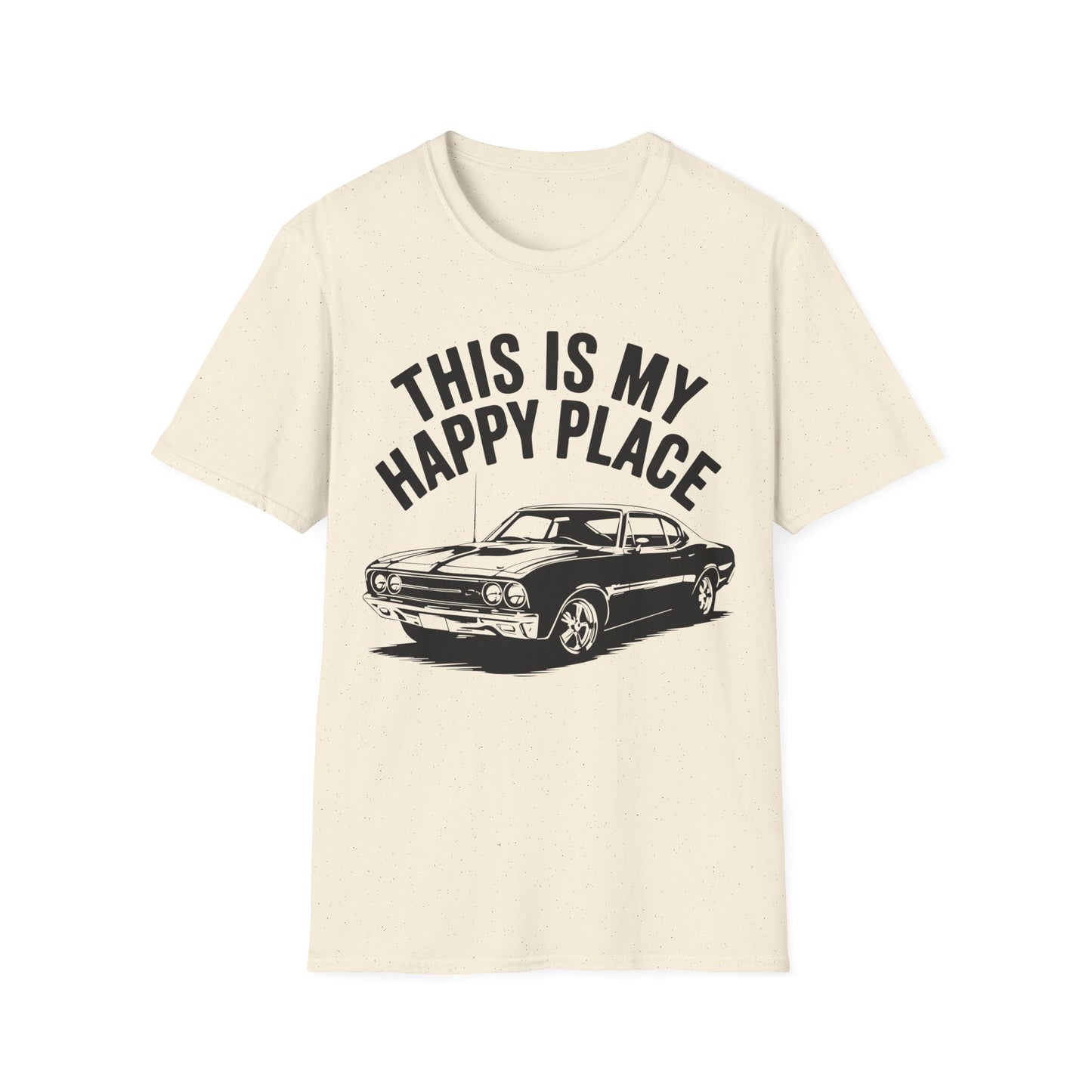 'This Is My Happy Place' - Muscle Car T-shirt