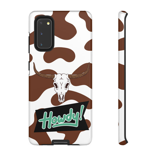 'Howdy Cowhide Skull' - Samsung Phone Case
