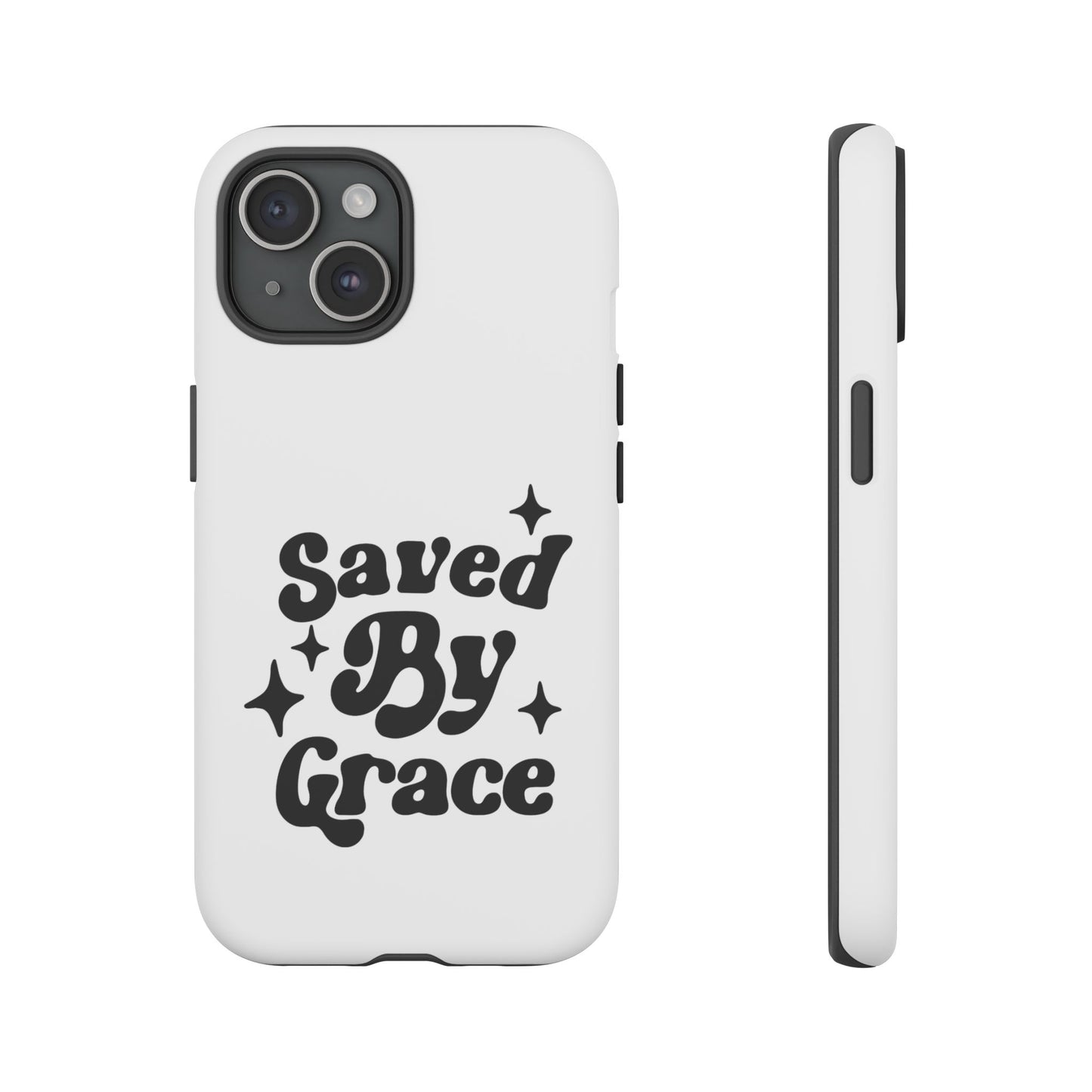 'Saved By Grace' - iPhone Case