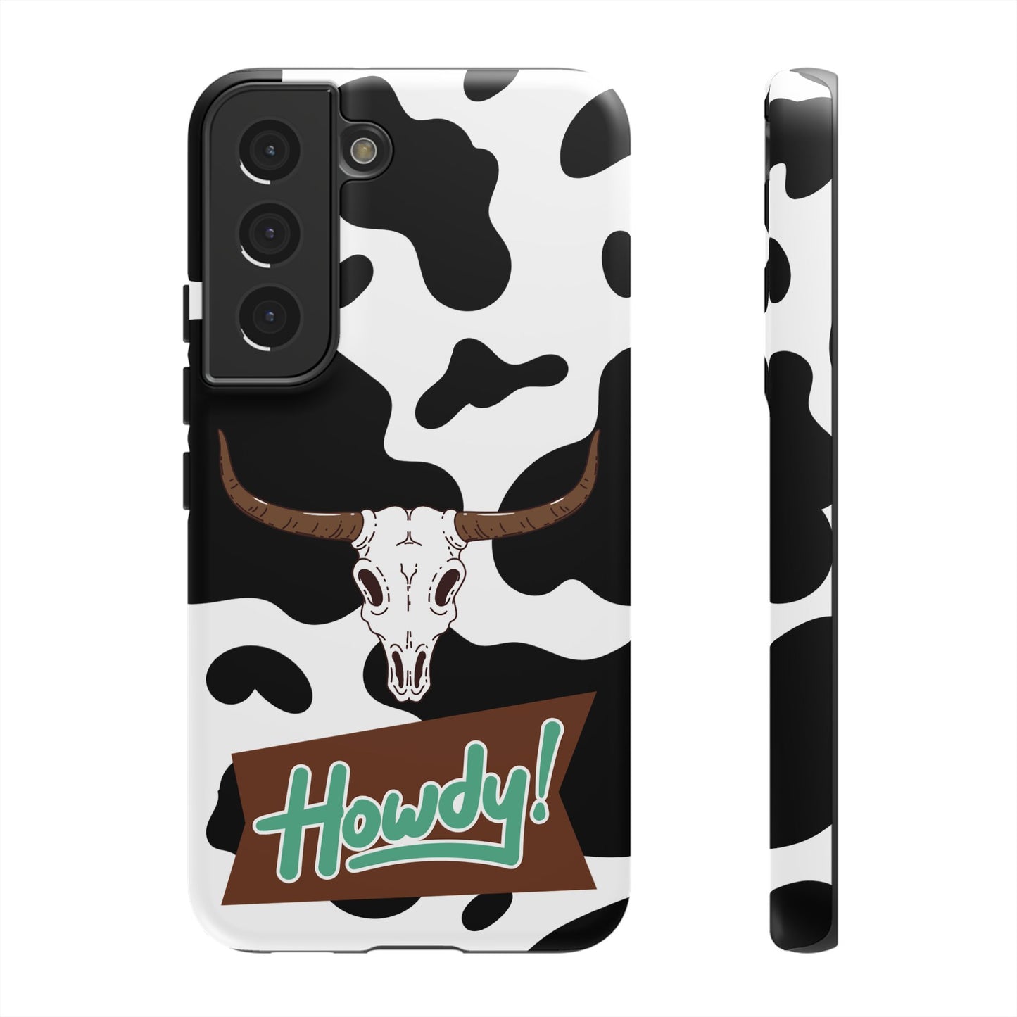 'Howdy Cowhide Skull' - Samsung Phone Case