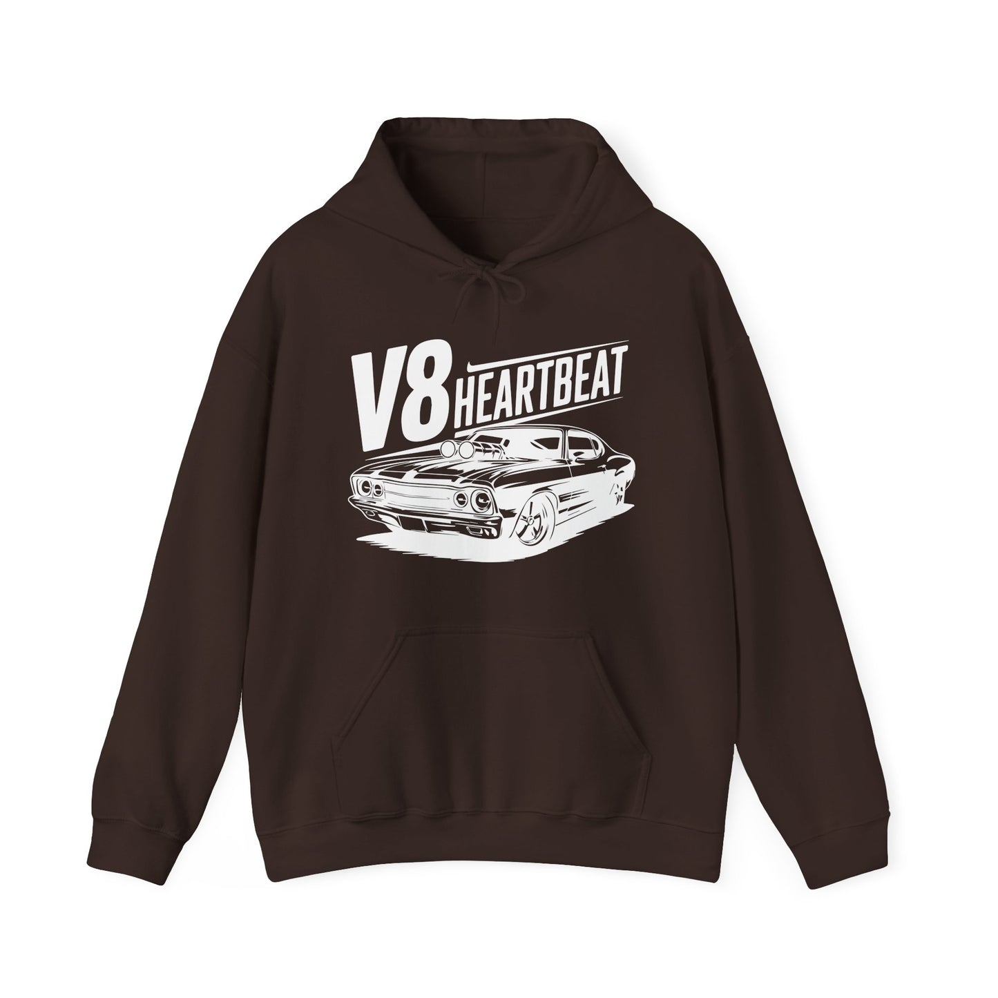'V8 Heartbeat' - Muscle Car Hoodie