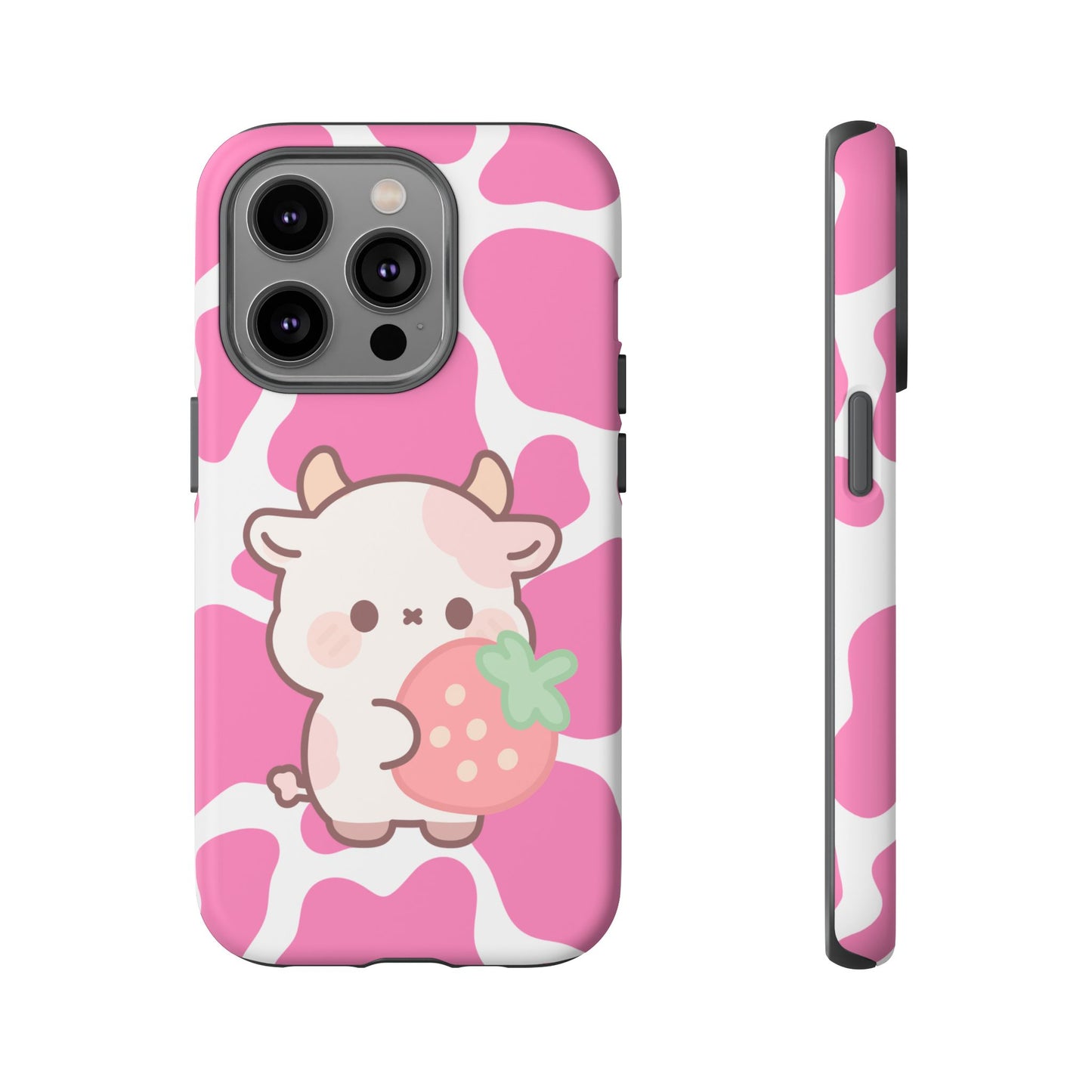 'Kawaii Pink Cow'- Samsung Case