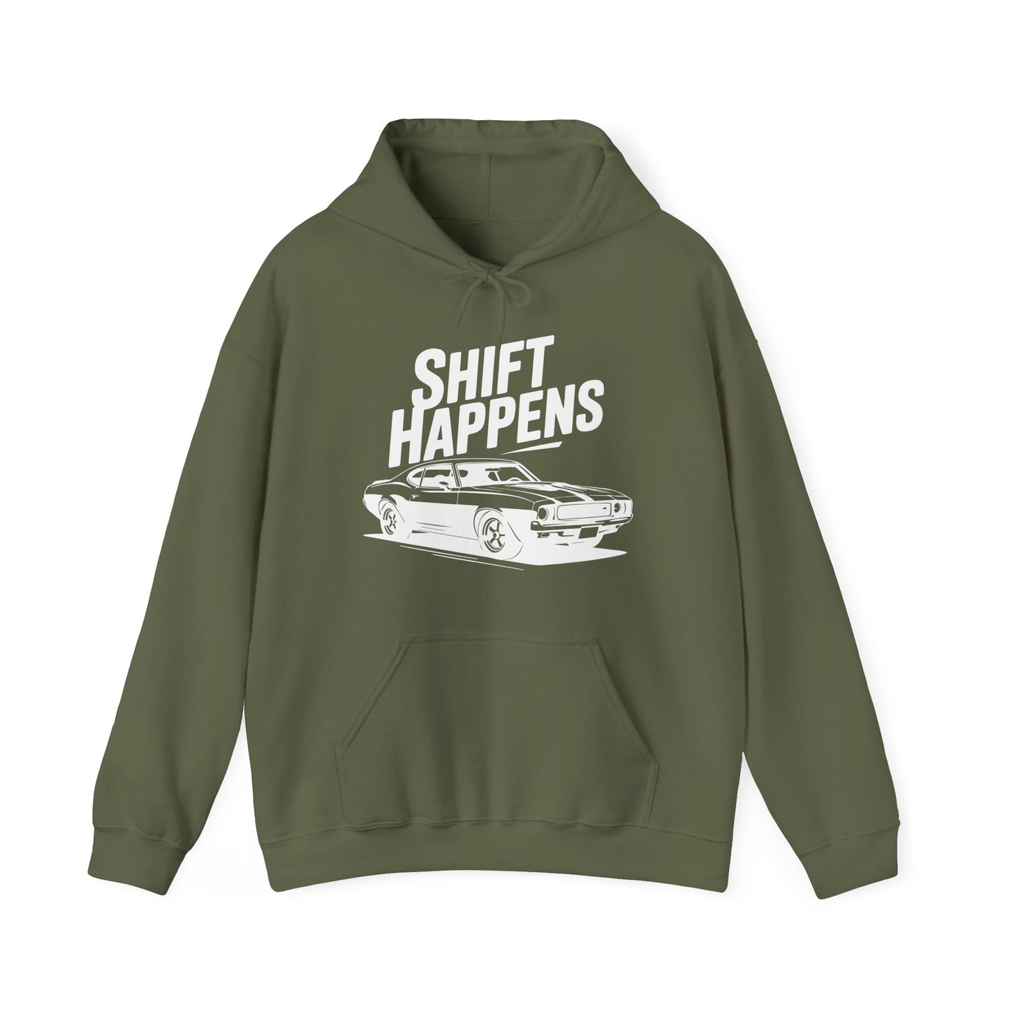 'Shift Happens' - Muscle Car Hoodie