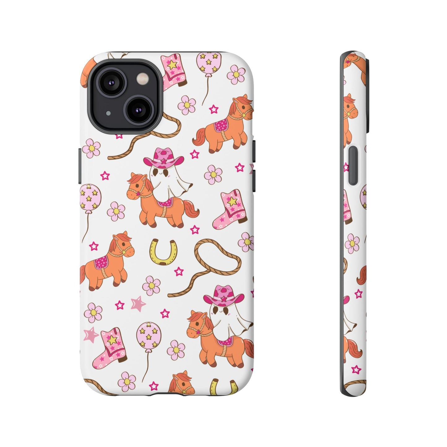 'Cowgirl Ghost Pony' - iPhone Case