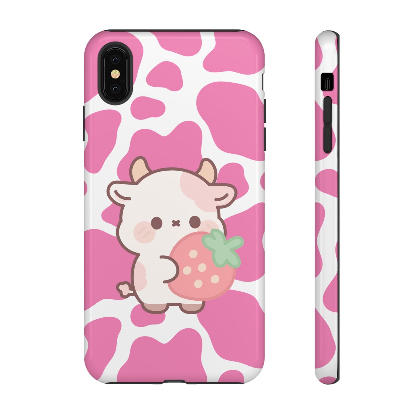 'Kawaii Pink Cow'- Samsung Case
