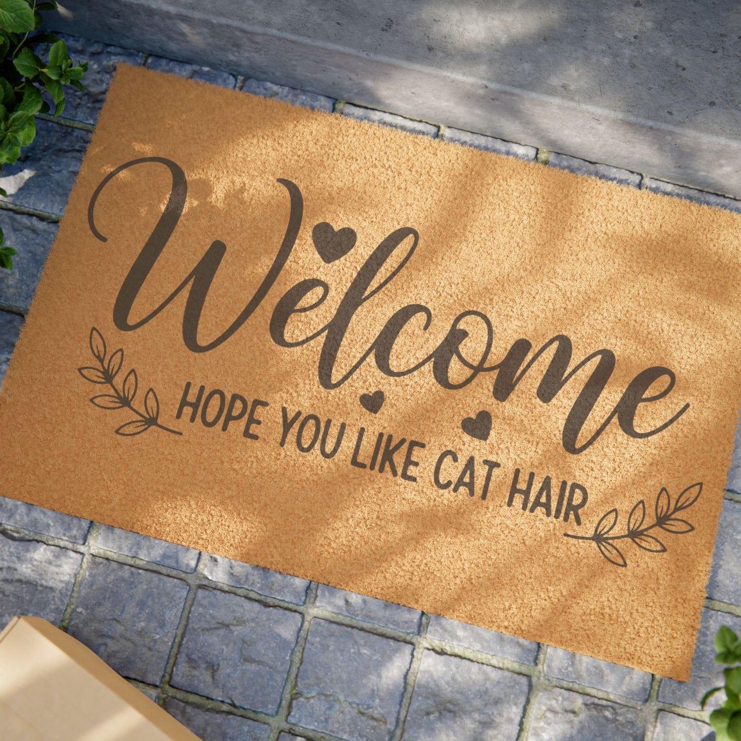 'Welcome, Hope You Like Cat Hair' - Doormat
