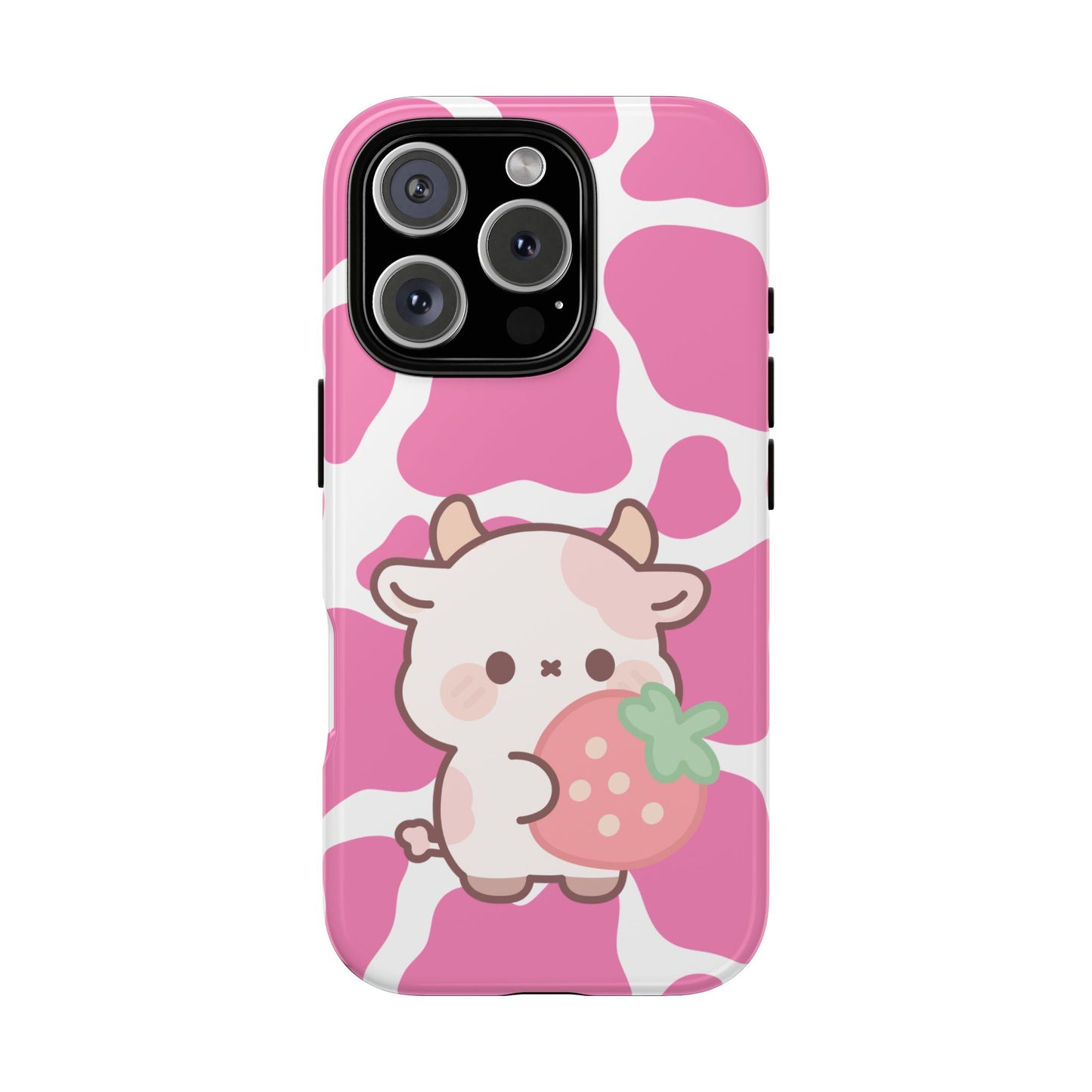 'Kawaii Pink Cow'- Samsung Case