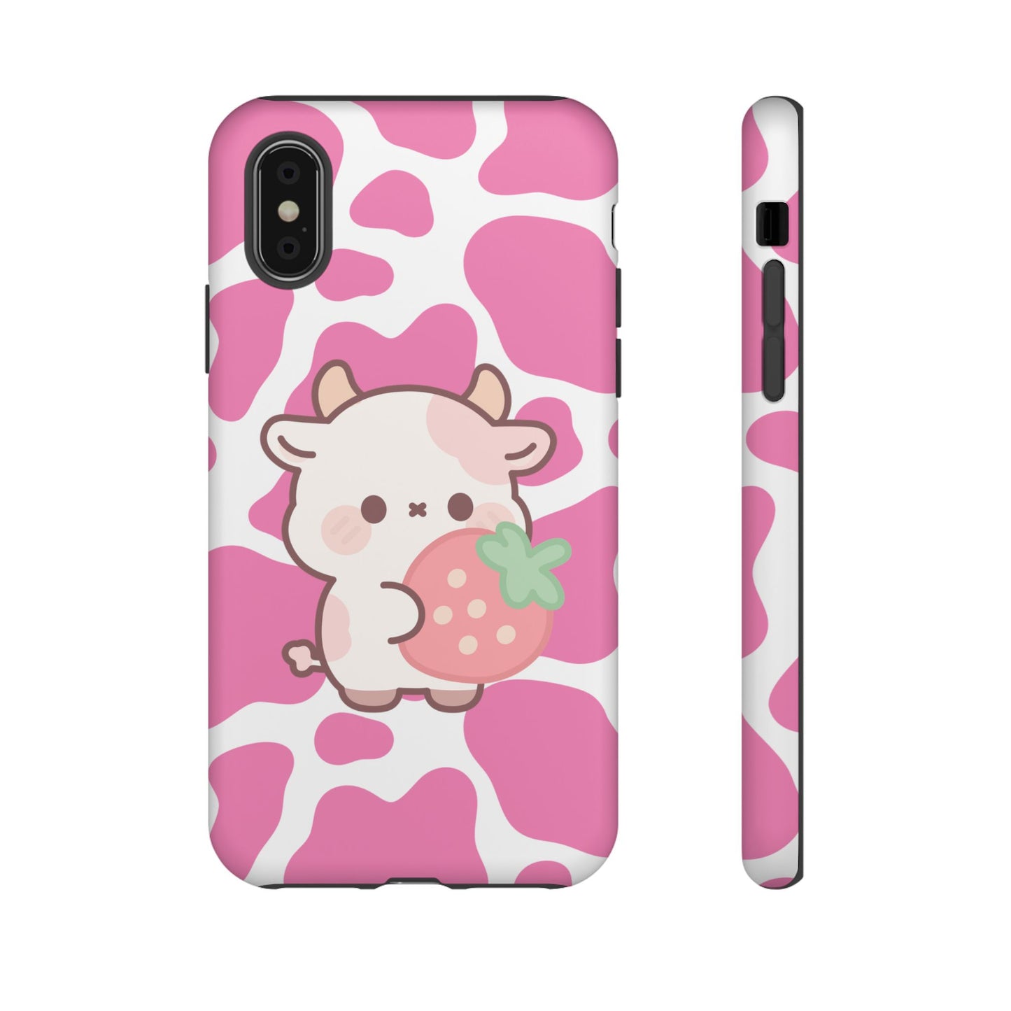 'Kawaii Pink Cow'- Samsung Case