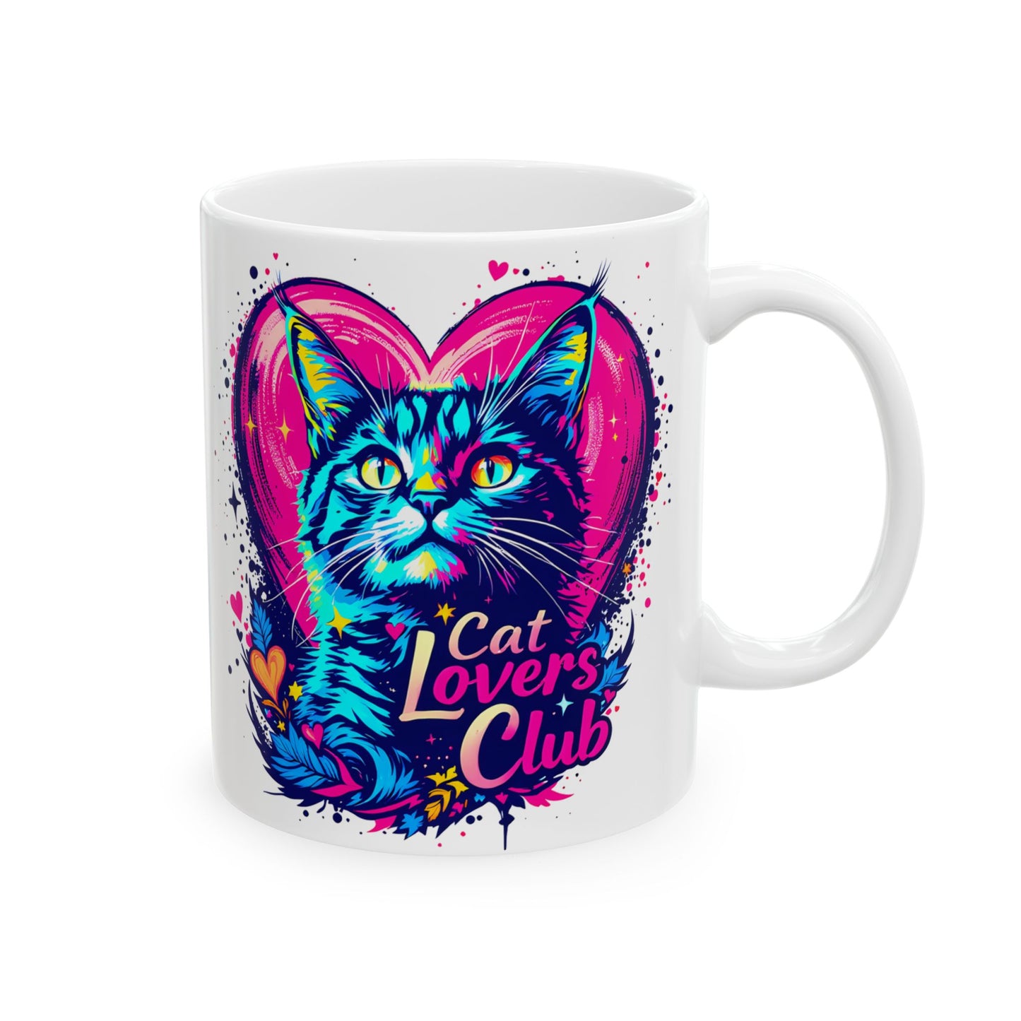 'Cat Lovers Club' - Ceramic Mug