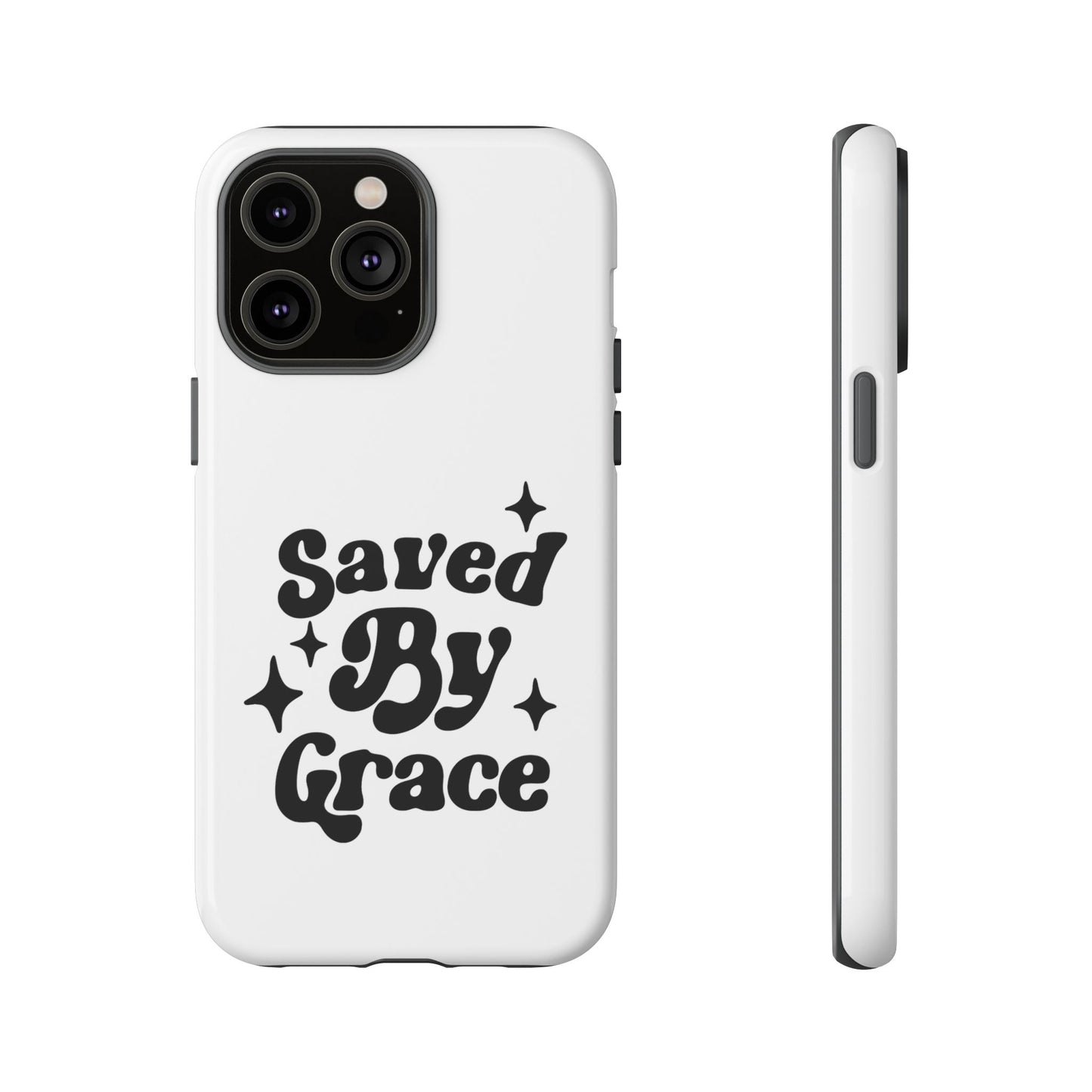 'Saved By Grace' - iPhone Case