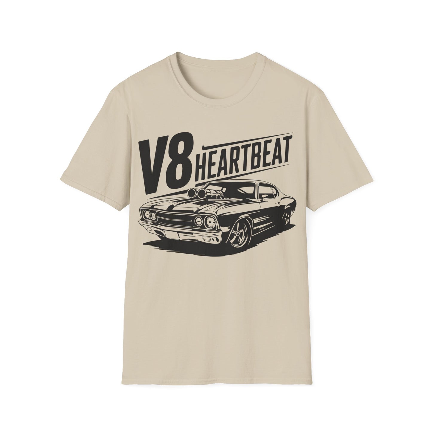 'V8 Heartbeat' - Muscle Car T-shirt