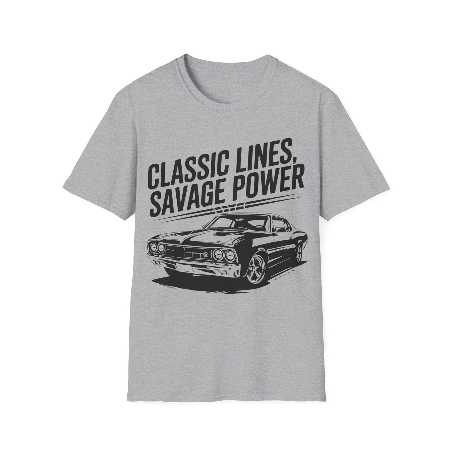'Classic Lines, Savage Power' - Muscle Car T-Shirt