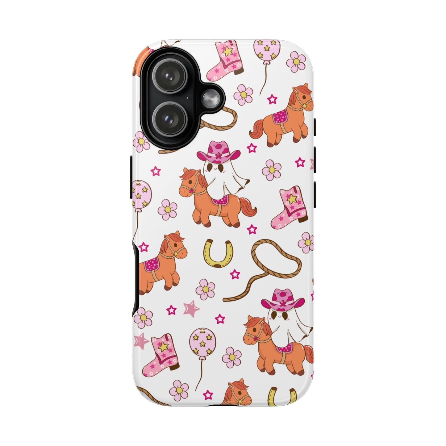 'Cowgirl Ghost Pony' - iPhone Case