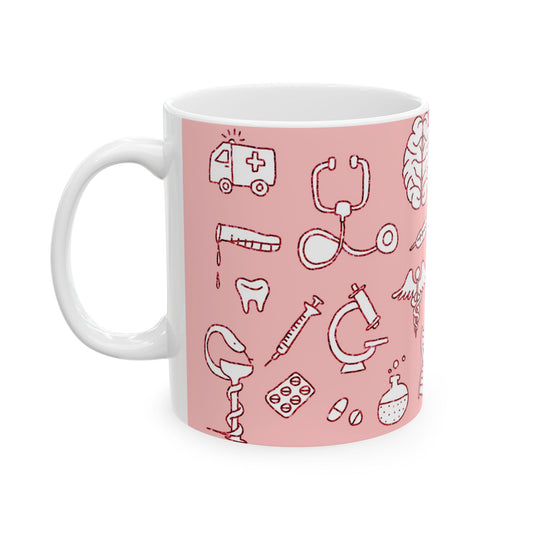 'Medical Icons' - Ceramic Mug