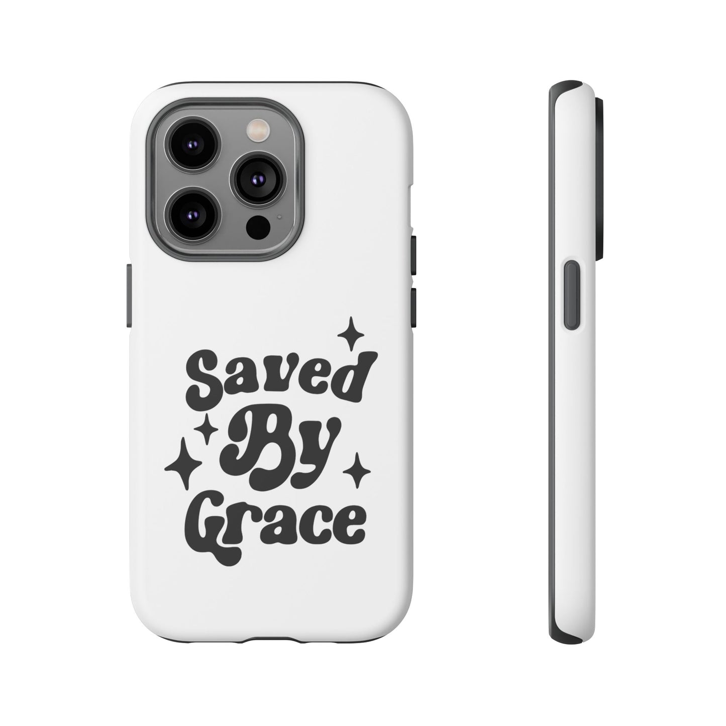 'Saved By Grace' - iPhone Case