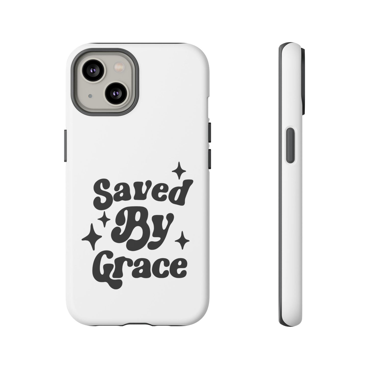 'Saved By Grace' - iPhone Case