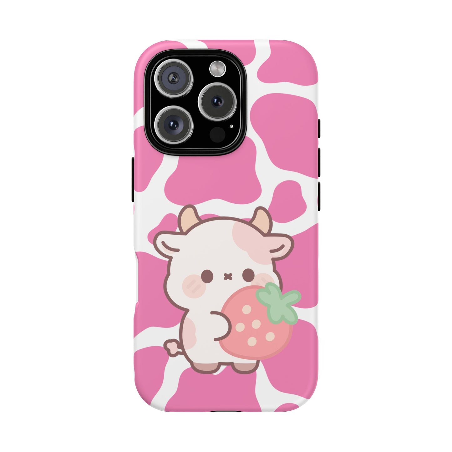 'Kawaii Pink Cow'- Samsung Case