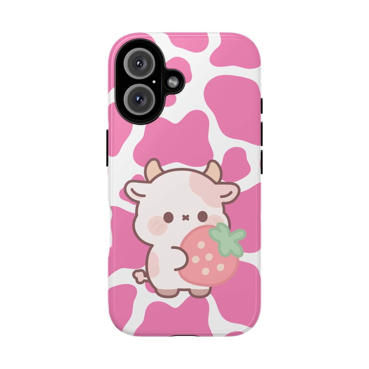 'Kawaii Pink Cow'- Samsung Case