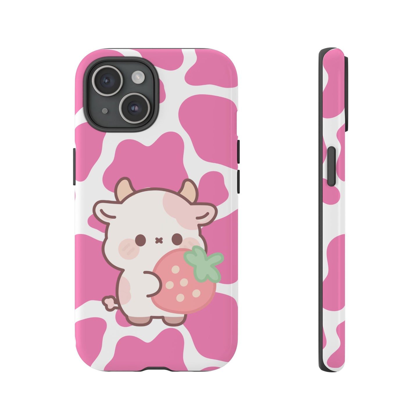 'Kawaii Pink Cow'- Samsung Case