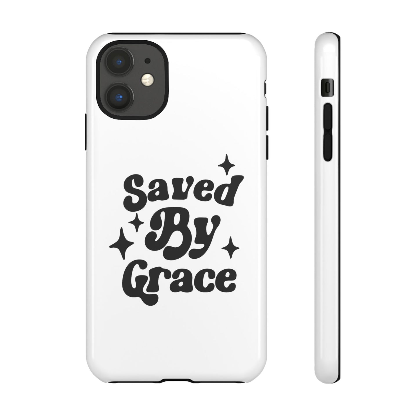 'Saved By Grace' - iPhone Case