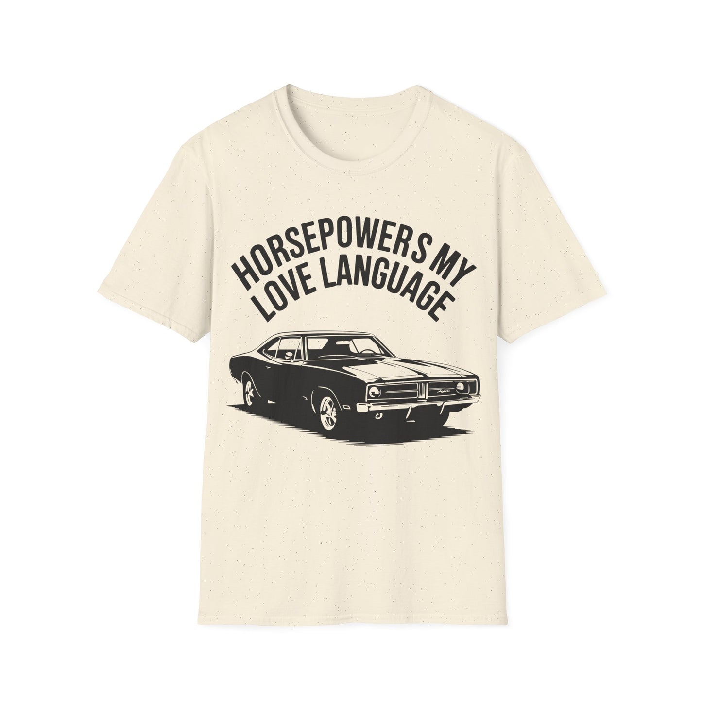 'Horsepowers My Love Language' -Muscle Car T-shirt