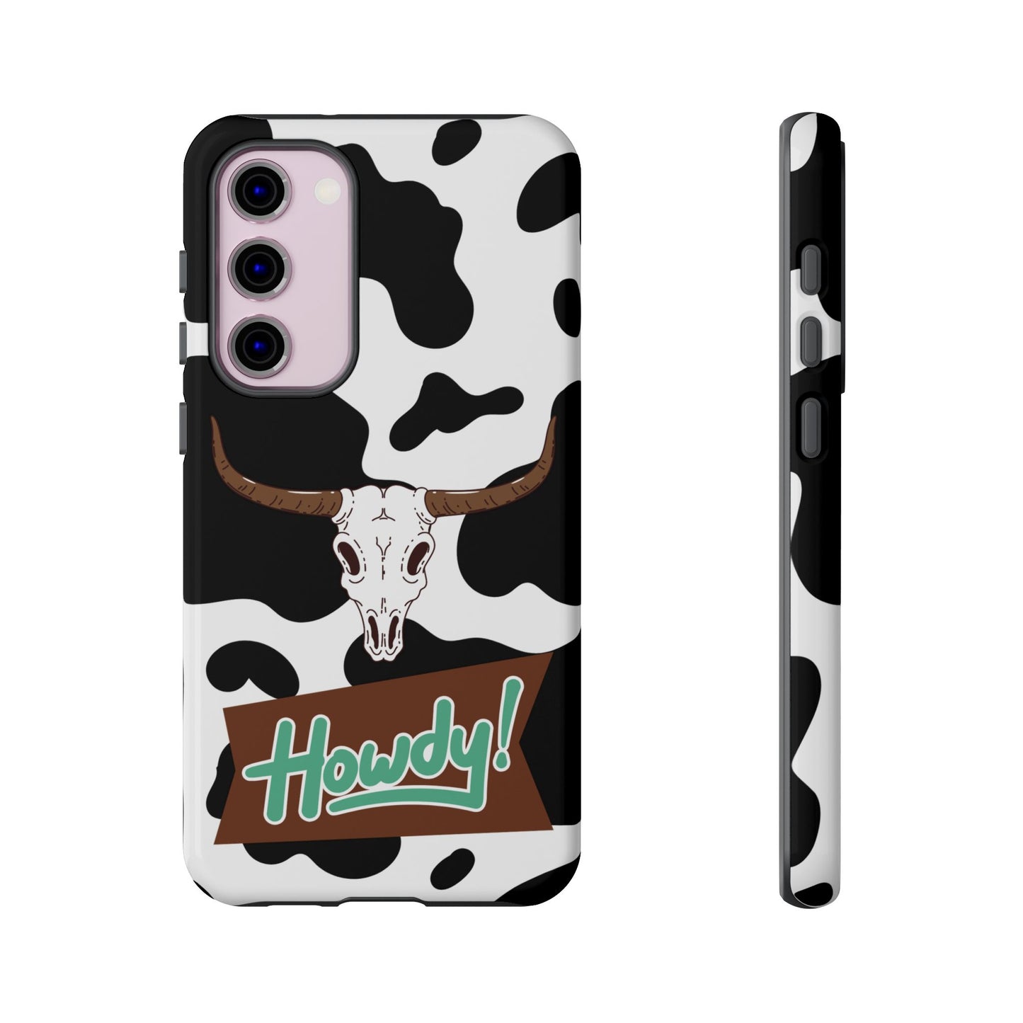 'Howdy Cowhide Skull' - Samsung Phone Case