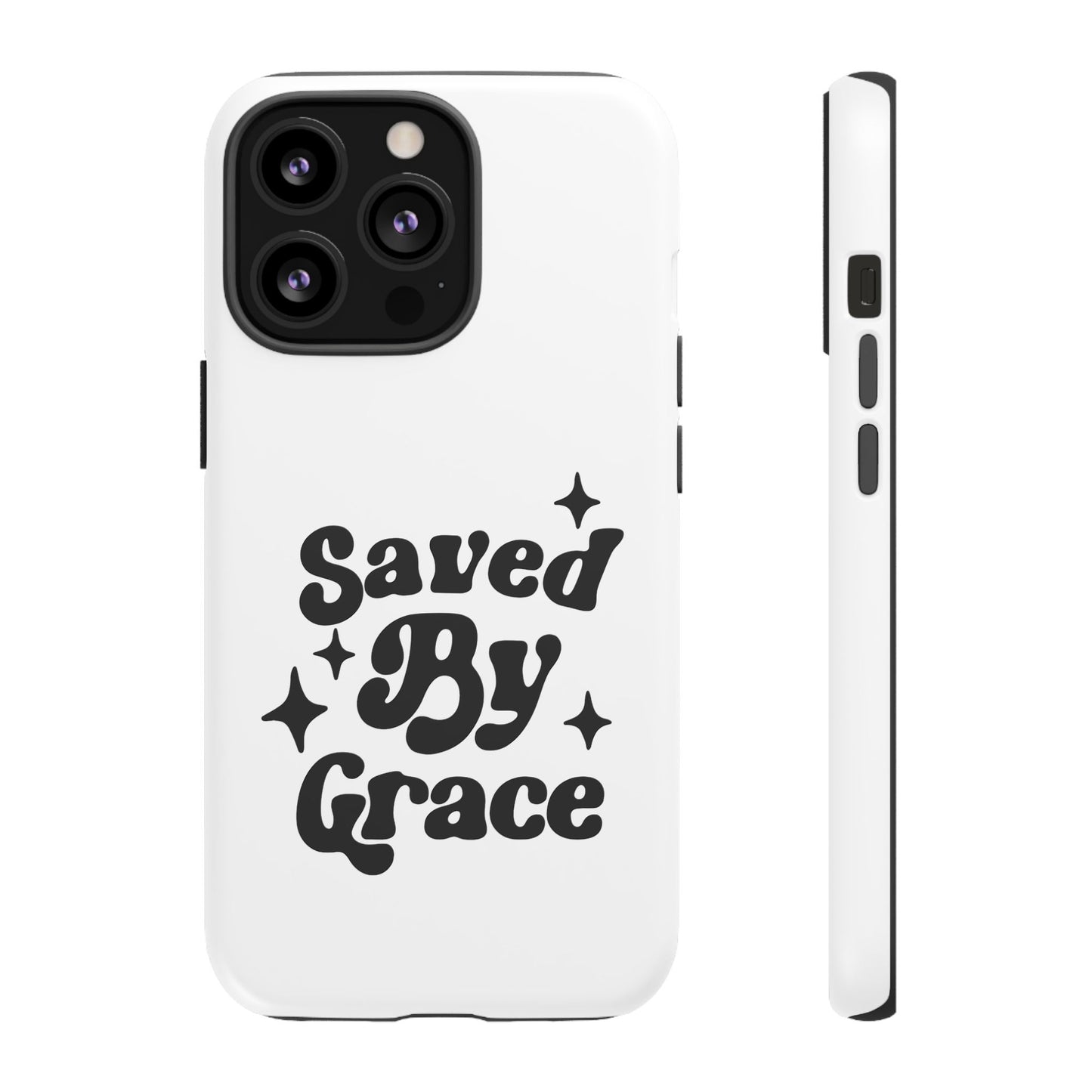 'Saved By Grace' - iPhone Case