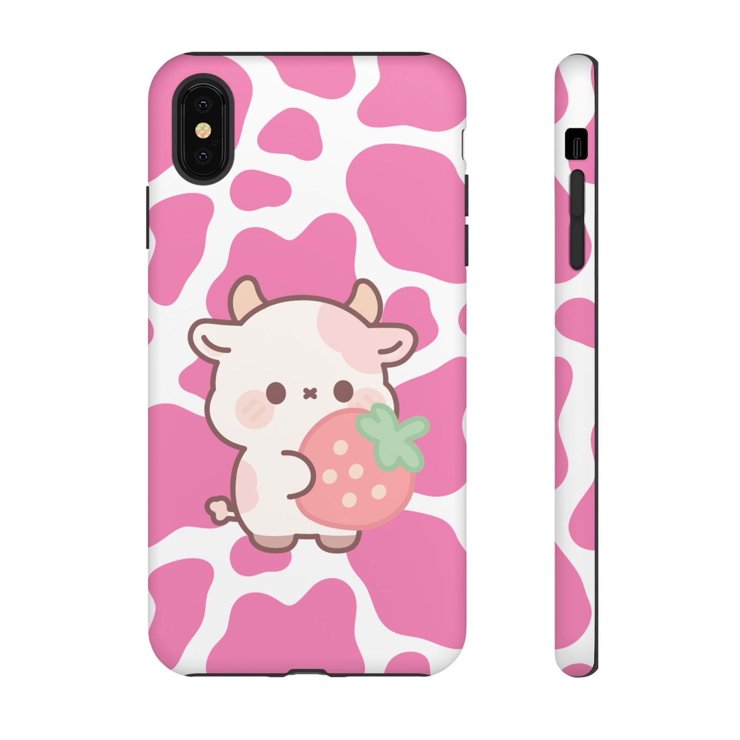 'Kawaii Pink Cow'- Samsung Case
