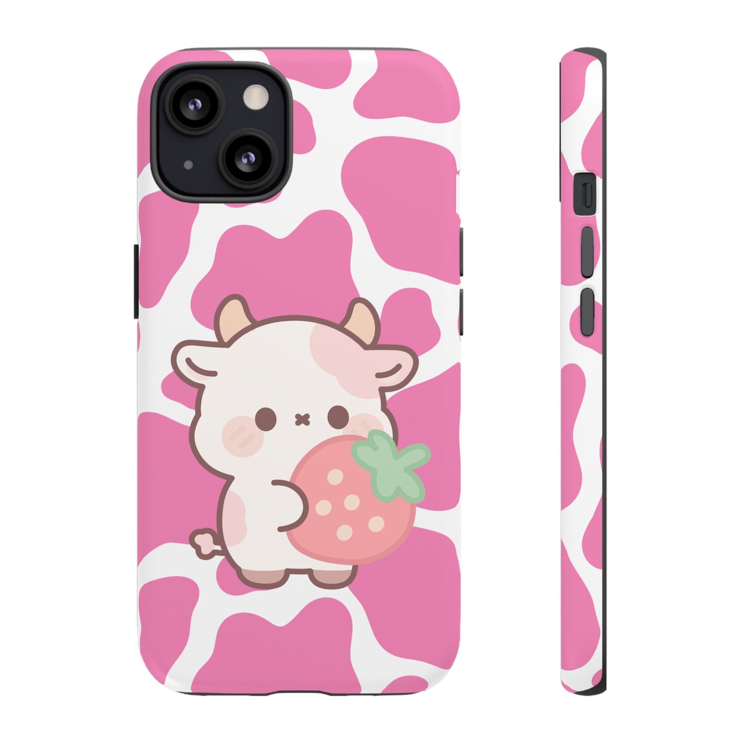 'Kawaii Pink Cow'- Samsung Case