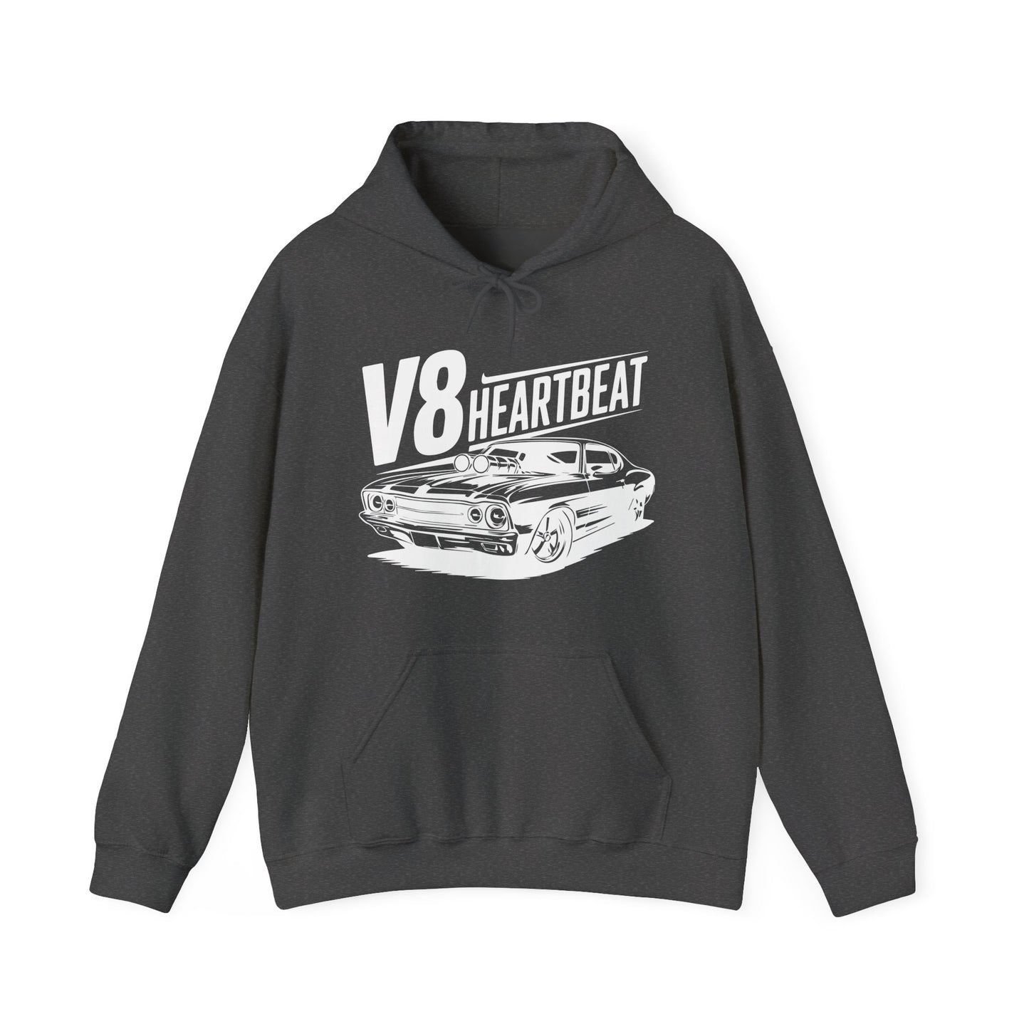 'V8 Heartbeat' - Muscle Car Hoodie
