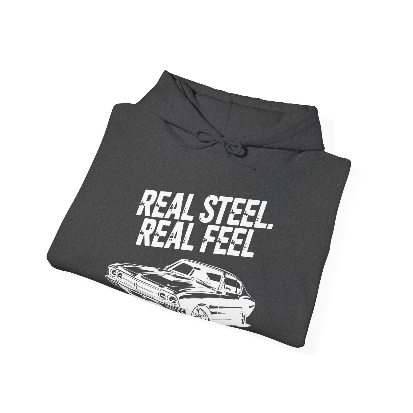 'Real Steel Real Feel' - Muscle Car Hoodie